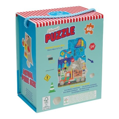 Puzzle 60 elementów - Na Budowie Floss & Rock
