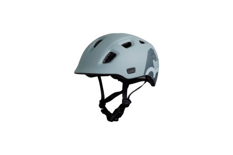 Hamax - kask dziecięcy Thundercap - rozmiar 47-52, zielony z dinozaurem