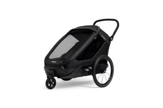 Hamax - przyczepka rowerowa Outback Next, podwójna, black