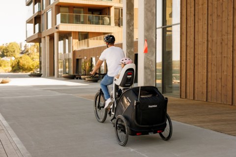 Hamax - przyczepka rowerowa Outback Next, podwójna, black