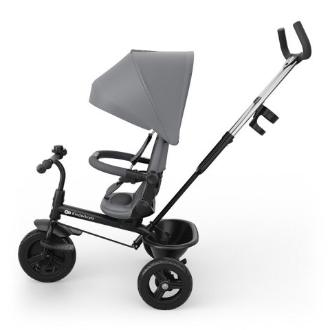 Rowerek trójkołowy 6w1 Kinderkraft Aston 2 Plus 9m+ Szary
