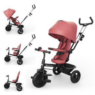 Rowerek trójkołowy 6w1 Kinderkraft Aston 2 Plus 9m+ Różowy