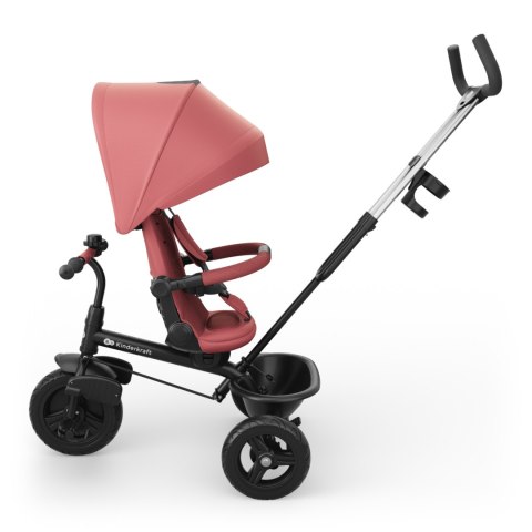 Rowerek trójkołowy 6w1 Kinderkraft Aston 2 Plus 9m+ Różowy