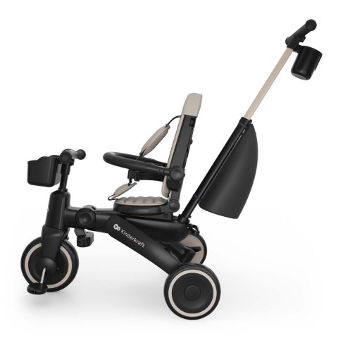 Rowerek trójkołowy 6w1 Kinderkraft Jazz 3 9m+ Beżowy