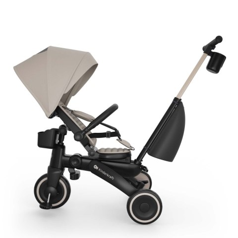 Rowerek trójkołowy 6w1 Kinderkraft Jazz 3 9m+ Beżowy
