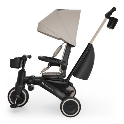 Rowerek trójkołowy 6w1 Kinderkraft Jazz 3 9m+ Beżowy