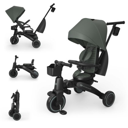 Rowerek trójkołowy 6w1 Kinderkraft Jazz 3 9m+ Zielony