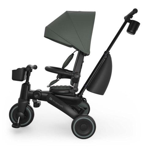 Rowerek trójkołowy 6w1 Kinderkraft Jazz 3 9m+ Zielony