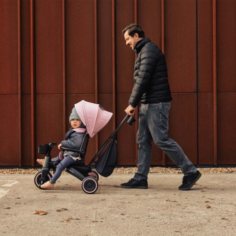 Rowerek trójkołowy 6w1 Kinderkraft Jazz 3 9m+ Różowy