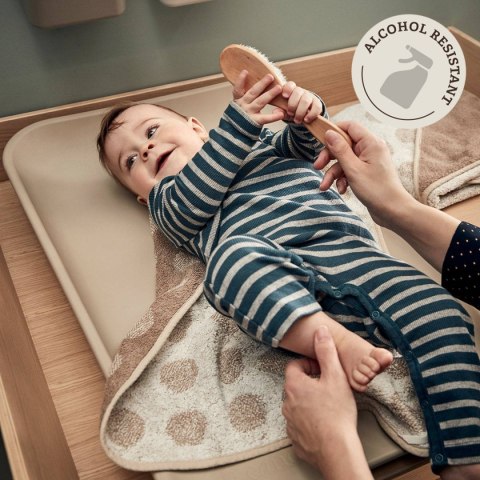 LEANDER - mata do przewijania MATTY™, cappuccino