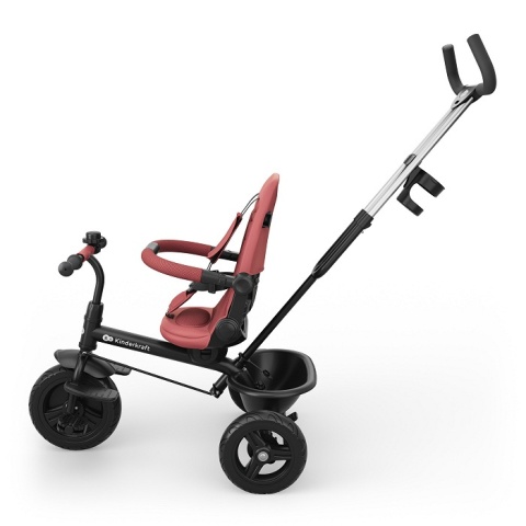 Rowerek trójkołowy 6w1 Kinderkraft Aston 2 Plus 9m+ Różowy