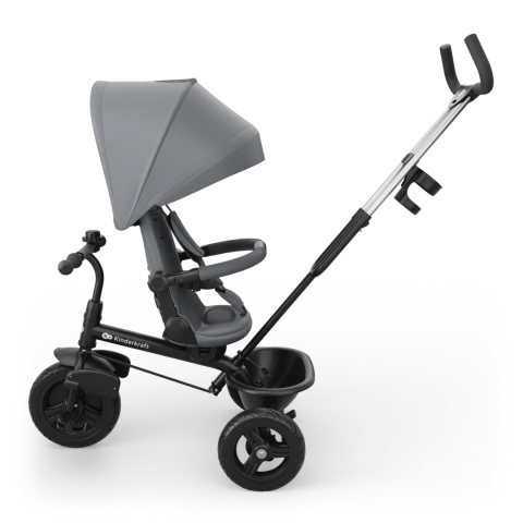 Rowerek trójkołowy 6w1 Kinderkraft Aston 2 Plus 9m+ Szary