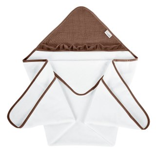 Okrycie kąpielowe Cotton color brąz Albero Mio
