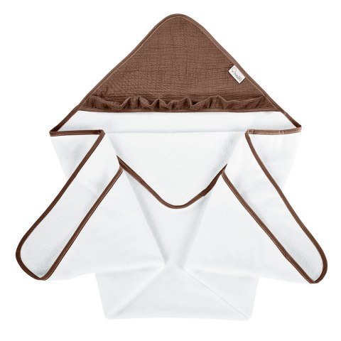 Okrycie kąpielowe Cotton color brąz Albero Mio