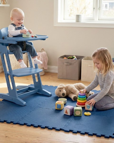BabyDan - DanTray tacka do krzesełka DanChair, dusty blue