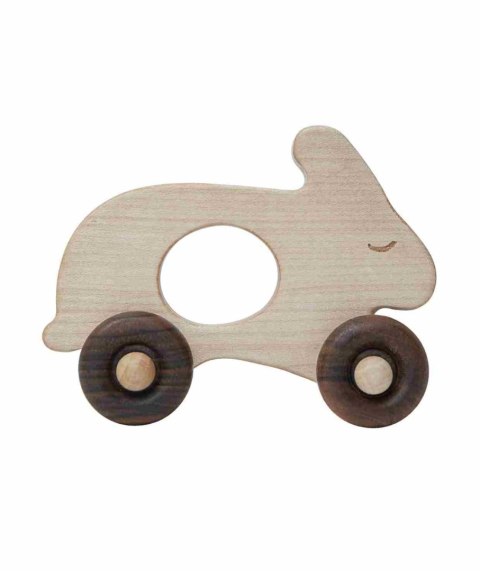 Wooden Story Drewniana Zabawka na Kółkach Królik