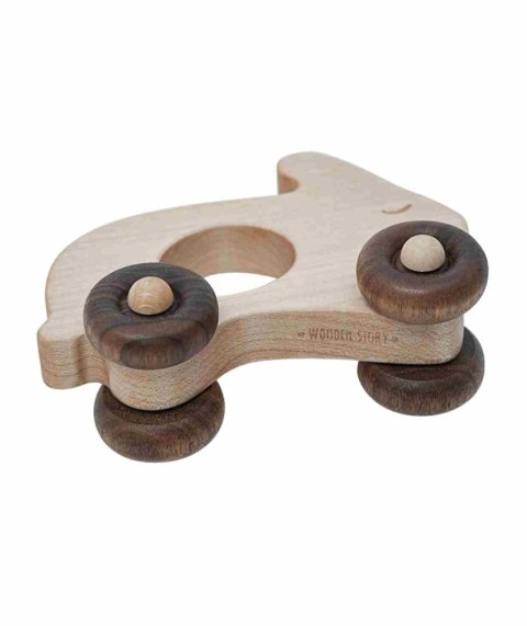 Wooden Story Drewniana Zabawka na Kółkach Królik