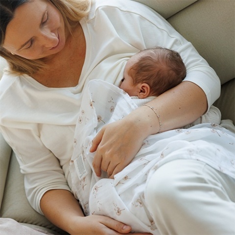 Naturalne pieluszki z włókien bambusa Natural Bamboo beżowy Babyono