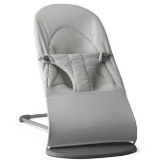 BABYBJORN - leżaczek BALANCE SOFT WOVEN/JERSEY Tri Fabric, jasny szary