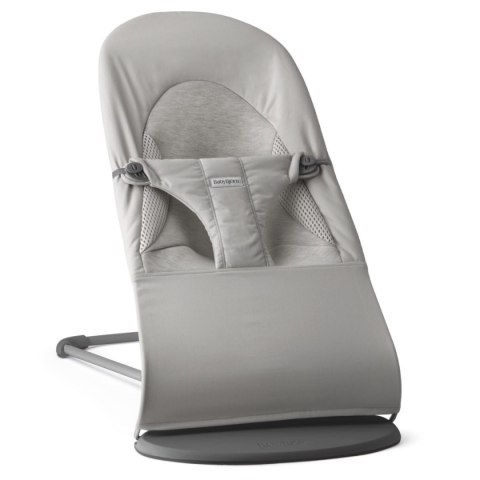 BABYBJORN - leżaczek BALANCE SOFT WOVEN/JERSEY Tri Fabric, jasny szary