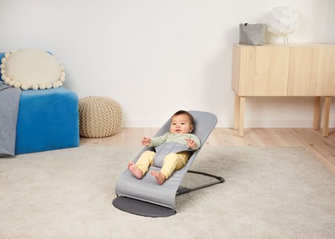 BABYBJORN - leżaczek BALANCE SOFT WOVEN/JERSEY Tri Fabric, jasny szary