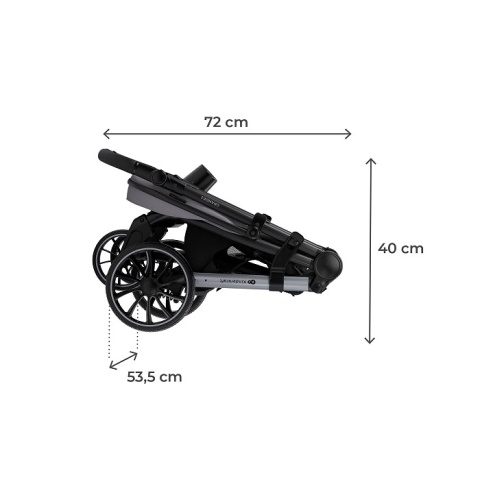 Wózek spacerowy Grande 2 moonlight grey Kinderkraft