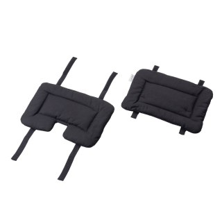 LEANDER - 2-częściowa poduszka do krzesełka do karmienia CLASSIC™ i LOUIE™, czarna
