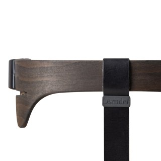 LEANDER - barierka do krzesełka do karmienia CLASSIC™ i LOUIE™, buk, mocca