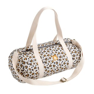 Lekka stylowa torba muślinowa w panterkę Leopard Sauthon
