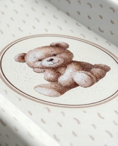 Przewijak twardy krótki 70x47 Vintage Teddy Albero Mio