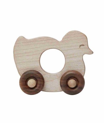 Wooden Story Drewniana Zabawka na Kółkach Kaczka