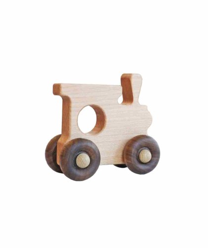 Wooden Story Drewniana Zabawka na Kółkach Lokomotywa
