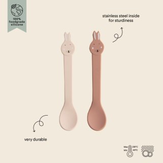 Silikonowe Łyżeczki 2 szt. - Królik Trixie Baby
