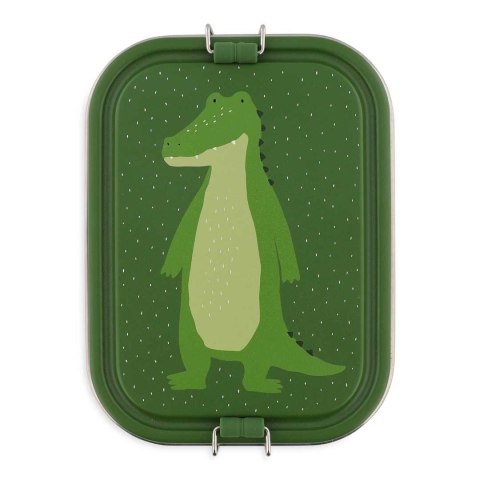 Duży stalowy lunch box - Aligator Trixie Baby