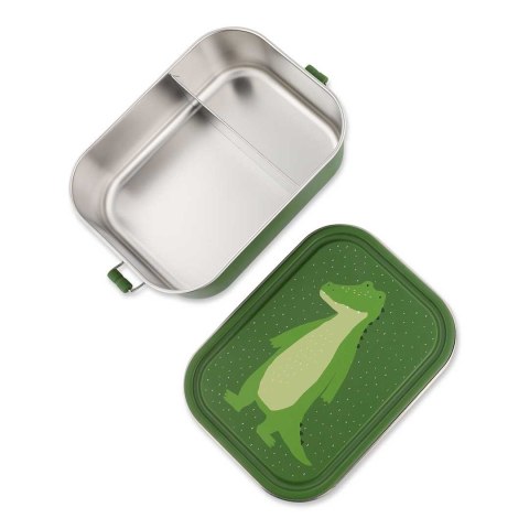 Duży stalowy lunch box - Aligator Trixie Baby