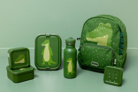 Duży stalowy lunch box - Aligator Trixie Baby