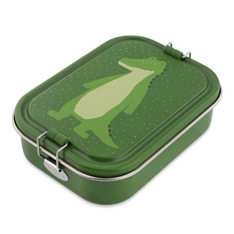 Duży stalowy lunch box - Aligator Trixie Baby