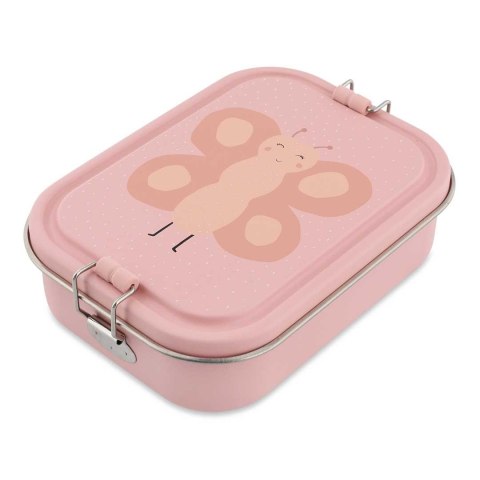 Duży stalowy lunch box - Motyl Trixie Baby