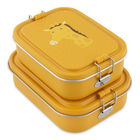 Duży stalowy lunch box - Żyrafa Trixie Baby