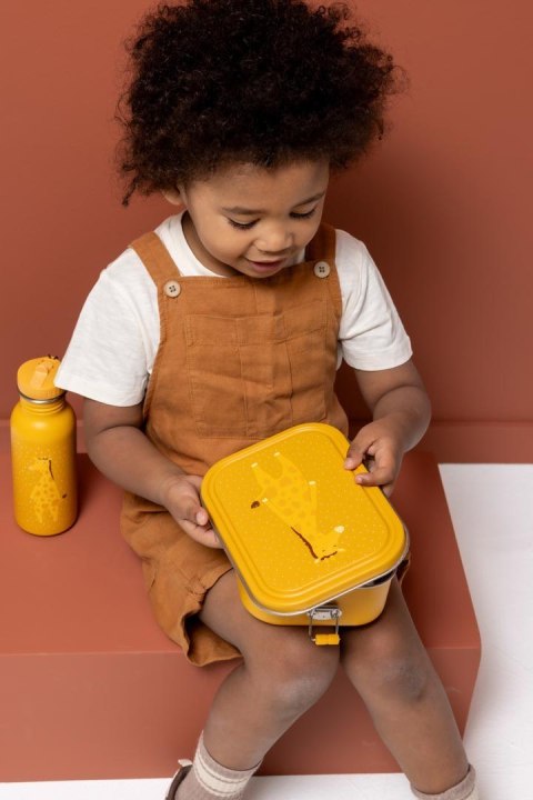 Duży stalowy lunch box - Żyrafa Trixie Baby