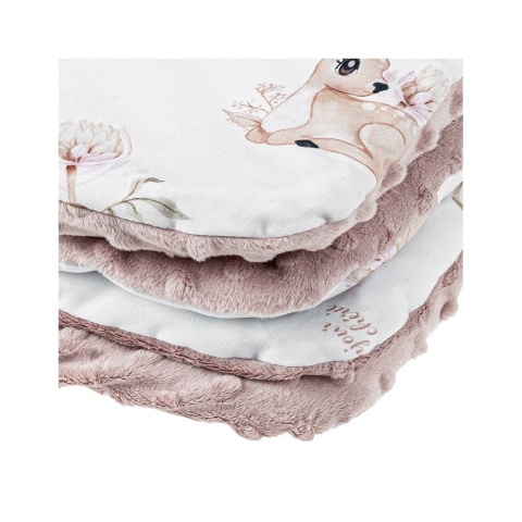 Kocyk Przedszkolaka Light bawełna minky 100x150 Sarenki