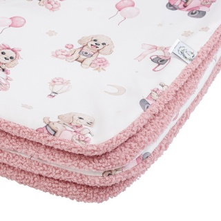 Kocyk dla Przedszkolaka Light bawełna - boucle100x150 cm Bianca