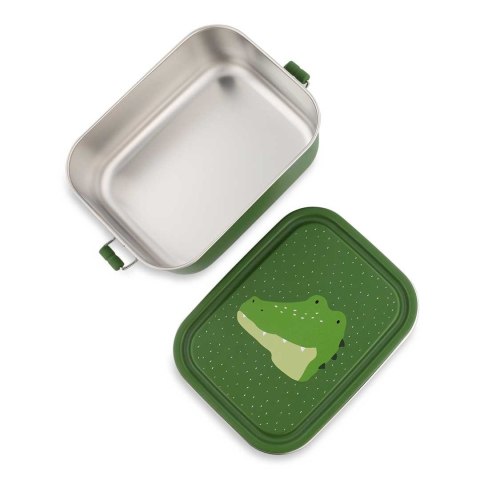 Mały stalowy lunch box - Aligator Trixie Baby