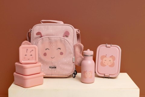 Mały stalowy lunch box - Motyl Trixie Baby