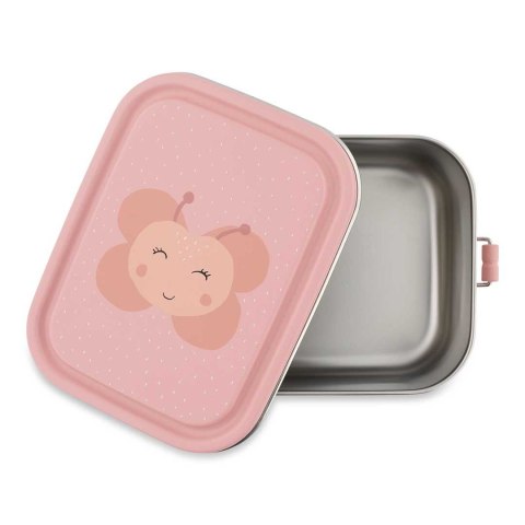 Mały stalowy lunch box - Motyl Trixie Baby