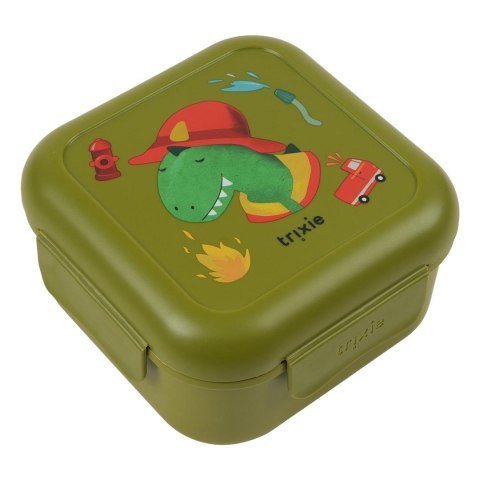 Pojemnik na przekąski z klipsami - Strażak Dino