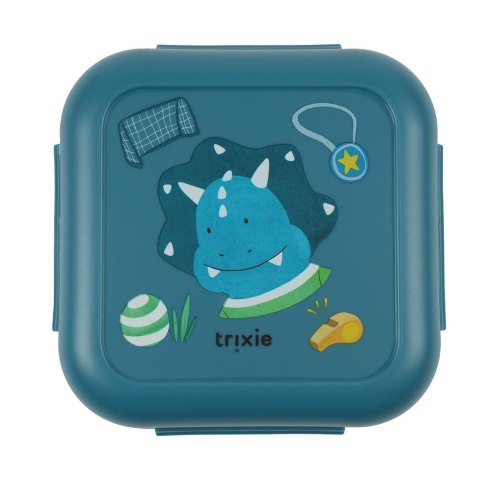 Pojemnik na przekąski z klipsami - Triceratops Sportowiec