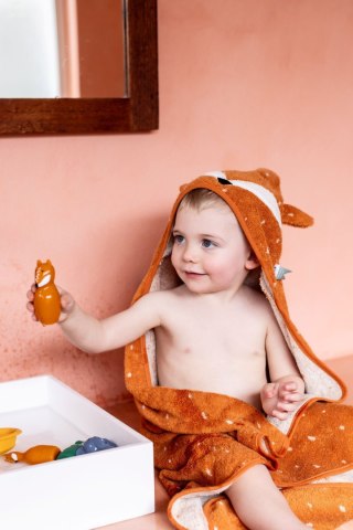 Ręcznik Kąpielowy z Kapturem 70 x 130cm - Lis Trixie Baby