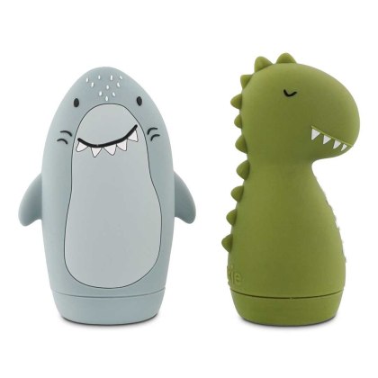 Zabawki do kąpieli tryskające wodą - Dino i Rekin Trixie Baby