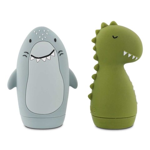 Zabawki do kąpieli tryskające wodą - Dino i Rekin Trixie Baby
